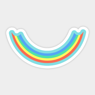 Rainbow Smile Sticker